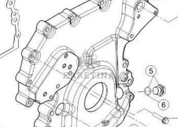 CLAAS Arion 610 660 Obudowa Rozdzielacza Silnika 0011607380 00 1160 738 0