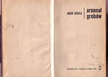 (5814) ARSENAŁ GROBÓW – ADAM CABAŁA