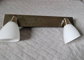 Kinkiet lampa Globo podwójny złoty 230V 40W