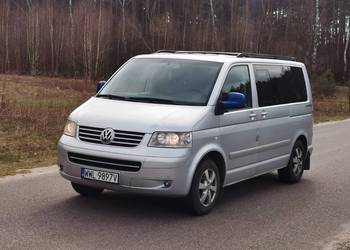Volkswagen t5 multivan ŁÓŻko kanapa spanie stolik 7 osÓb dvd klimatronik ha