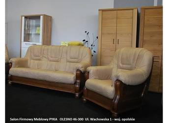 Komplet ROMA- Skóra Naturalna- Kolor DO WYBORU- Producent PYKA OLESNO