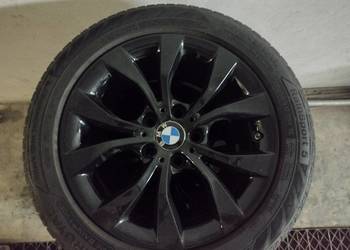 Koła BMW X1 2011 felgi  czarne komplet kapsle i czujniki