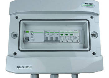 Rozdzielnica AC EMITER EM-316N_AC - Noark T1+2, 50 A 3F, RCD 63