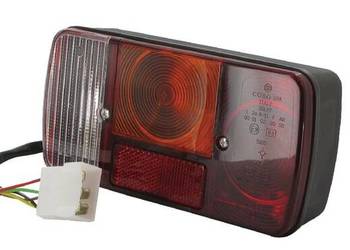 Lampa tylna zespolona, prostokątna, przykręcana z wtyczką Deutsch Cobo 021…