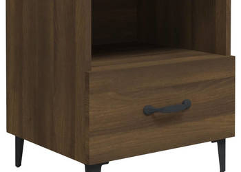 Szafki nocne 2 szt. brązowy dąb materiał drewnopochodny WM-817308