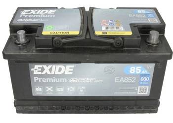 Akumulator 85Ah 800A Exide Premium EA852 PRAWY PLUS