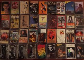 Kasety magnetofonowe, 36 szt., grunge, rock, pop, punk, film