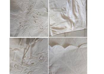 pościel poszwa z wnęką haftowana haft richelieu ręcznie wyszywana cepelia r