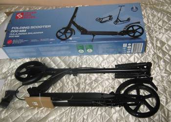 Hulajnoga składana 200MM z hamulcem i stopka - Nowa