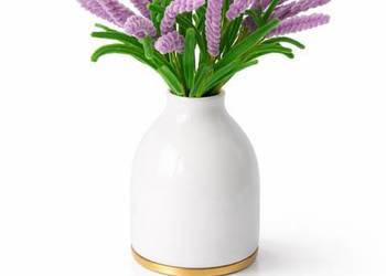 Ręcznie robiona LAWENDA z drucików – wieczny bukiet – KRAKÓW