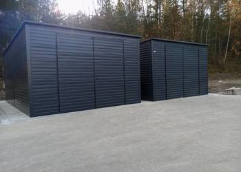 Garaż blaszany antracyt na wymiar -zadzwoń zapytaj