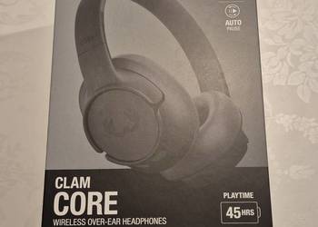 Bezprzewodowe słuchawki nauszne Clam Core Storm Grey