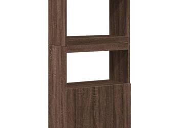 Wysoka szafka brązowy dąb 63x33x140 cm WM-855112