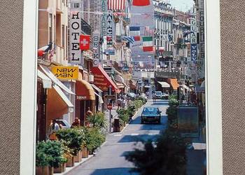 CANNES - WIDOK NA RUE D ANTIBES W CENTRUM MIASTA CANNES - WIDOK NA RUE D ANTIBES W CENTRUM MIASTA