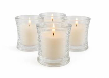 Świecznik lampion szklany grube szkło Świecznik lampion szklany grube szkło