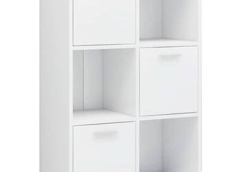 vidaXL Szafka, biała na wysoki połysk, 60x29,5x90 cm(SKU:801140)