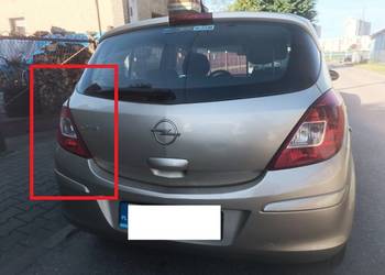 Opel Corsa D lampa tylna lewa lewy tył 5D 5 drzwi