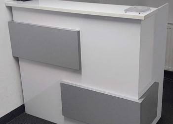 Sprzedam używaną ladę sklepową + szafkę 4 szuflady 140x120x63cm