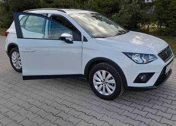 Seat Arona TSI 115KM 2020 r. Serwis w ASO  Przeb.38 tys.km  Pierwszy właśc.
