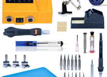 Stacja Lutownicza 2w1 OH660 | 660W, Hot-Air, Grot 900M