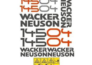 Naklejki oklejenie WACKER NEUSON 14504 Zamiennik