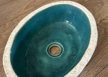 Umywalka nablatowa ceramiczna kolor