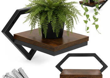 Kwietnik ścienny półka wisząca na kwiaty ozdoby loft diament ModernHome