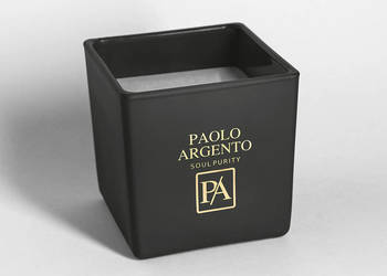 Świeca Sojowa Paolo Argento NERO Casual Cubo