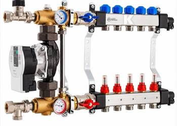 KAN-THERM InoxFlow z układem mieszającym USFP – 6 obwodów