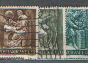 Zn. Watykan Mi 492, 3, 5 kas 1966