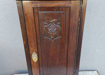 Stara szafka wisząca pełny rzeźbiony front apteczka F066