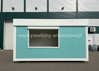 NOWY PAWILON GASTRONOMICZNY KONTENER HANDLOWY LODY GOFRY KAWA - OD RĘKI !!!