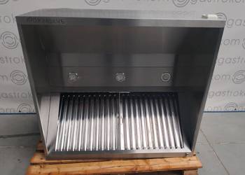 OKAP PRZYŚCIENNY SKRZYNIOWY NAWIEWNO - WYWIEWNY 100X110x45