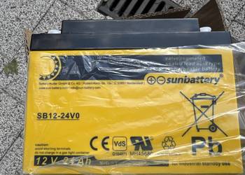 akumulator firmy SUN Battery 12-24v 24Ah 2 szt