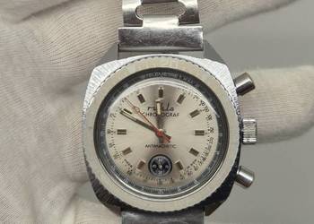 Zabytkowy zegarek *Ruhla* chronograf z NRD