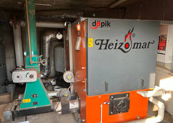 Piec na Trociny Zrębki Płytę MDF HDF Wióra inne Odpady Heizomat 300kw Kożuchów