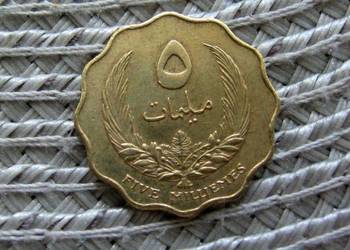 Libia 5 Milimów 1965r