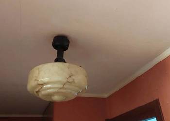 Lampa Ampla Plafon Marmurkowy Art Deco