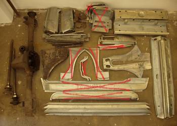 Blachy Fiat 126p maluch ocynkowane reperaturka most 132 Argenta