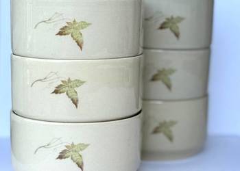 Miseczki Tułowice Komplet 6 bigosówek sygnowane lata 70-80 ceramika retro v