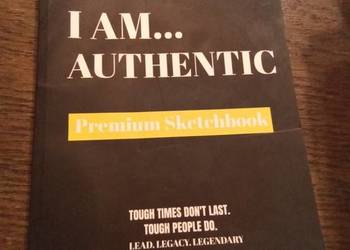 I am... Autgentic premium sketch book. Notes