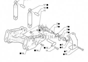 New Holland T6010 T6070 Czujnik 47057747