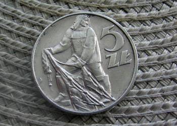 Polska 5 zł 1974r - Rybak