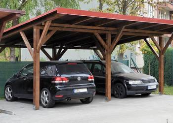 Garaż Drewniany Wiata Domek Altana Zadaszenie