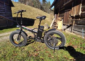 Rower elektryczny składany mało używany składak