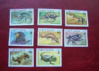 Wietnam 1983 MNH Mi. 1309/16 Fauna Gady Jaszczurki  a