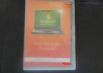 ORYGINALNY  Windows 7 Home  Premium   32 Bit