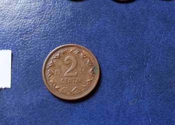 Stare monety 2 cent 1936 Litwa Stare monety 2 cent 1936 Litwa