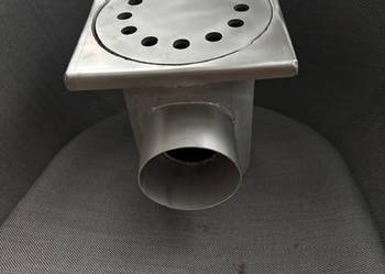 Kratka ściekowa nierdzewna z odpływem bocznym, wpust podłogowy