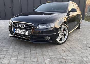 AUDI A4 B8 2.0 TDI 196KM 3 x S-LINE SKÓRA NAVI LEDY BIXENON